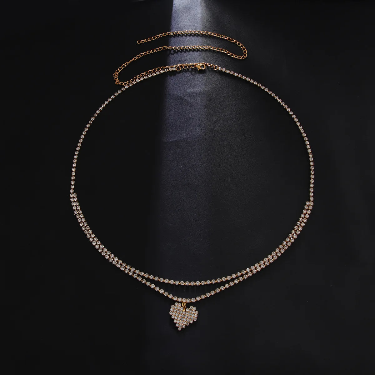 Night Out Waist Chain | Sexy Double-Layer Heart Body Jewelry for Clubs, Dates & Parties