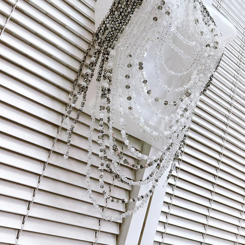 Sparkling Body Chain & Bralette Set | Handmade Crystal Layers for Music Festivals, Dates & Boudoir