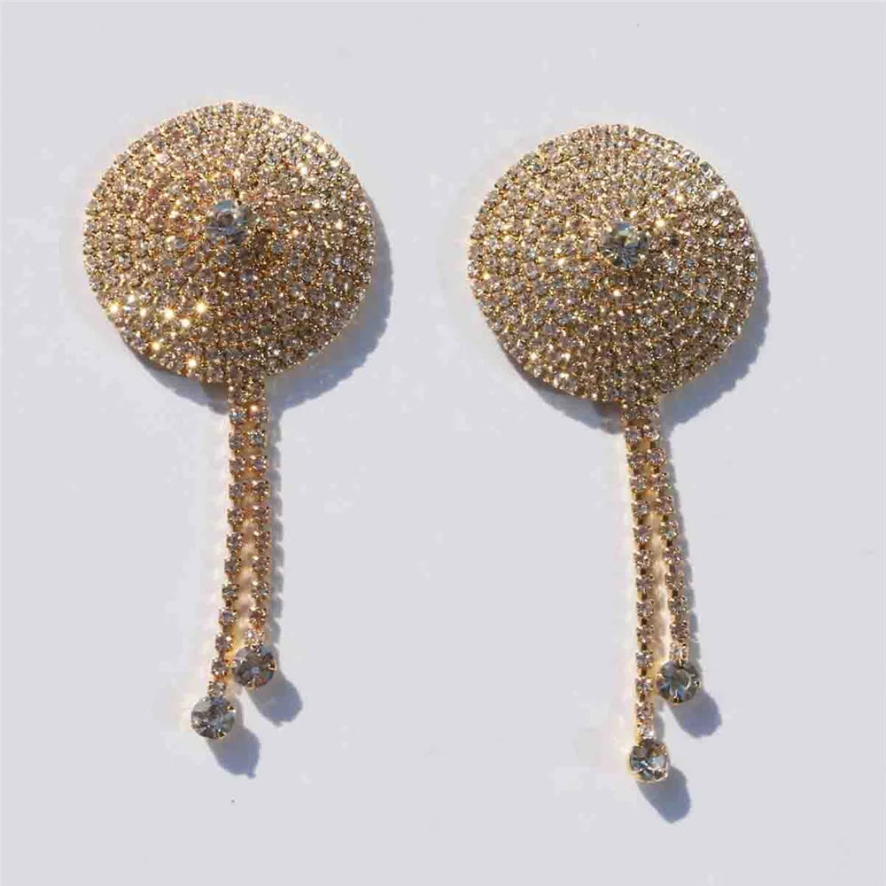 Glam Tassel Pasties & Chain – No-Pierce Body Jewelry