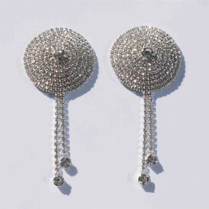 Glam Tassel Pasties & Chain – No-Pierce Body Jewelry