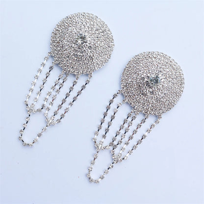 Glam Tassel Pasties & Chain – No-Pierce Body Jewelry