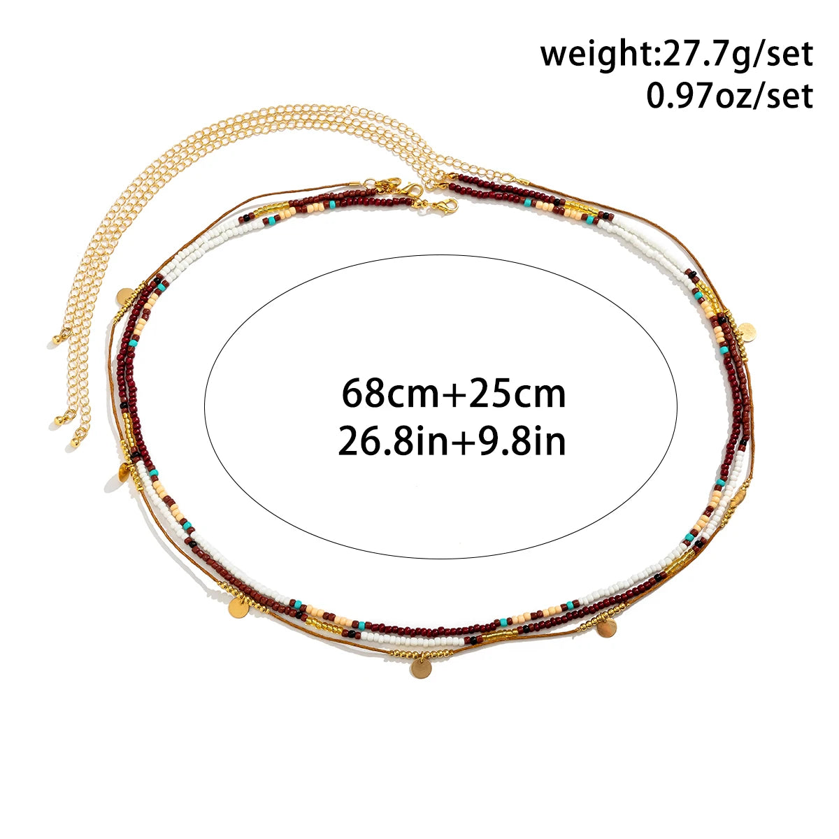Multi-Layered Bohemian Belly Chain | Seed Bead Waist Jewelry for Music Festivals, Beachwear & Boho Outfits