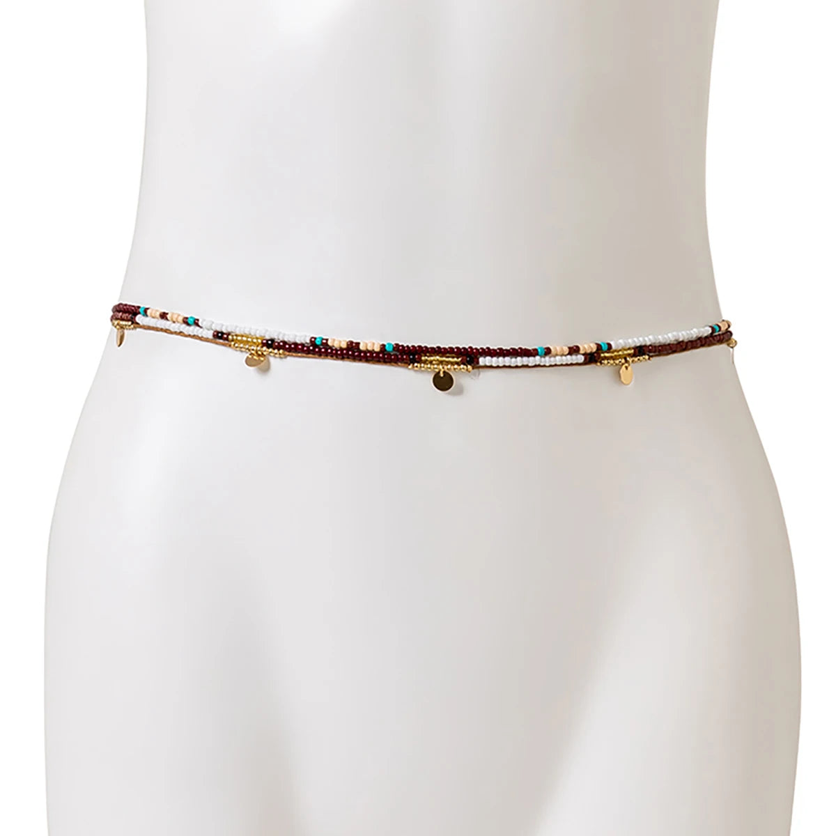 Multi-Layered Bohemian Belly Chain | Seed Bead Waist Jewelry for Music Festivals, Beachwear & Boho Outfits