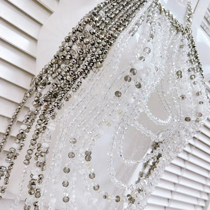 Sparkling Body Chain & Bralette Set | Handmade Crystal Layers for Music Festivals, Dates & Boudoir